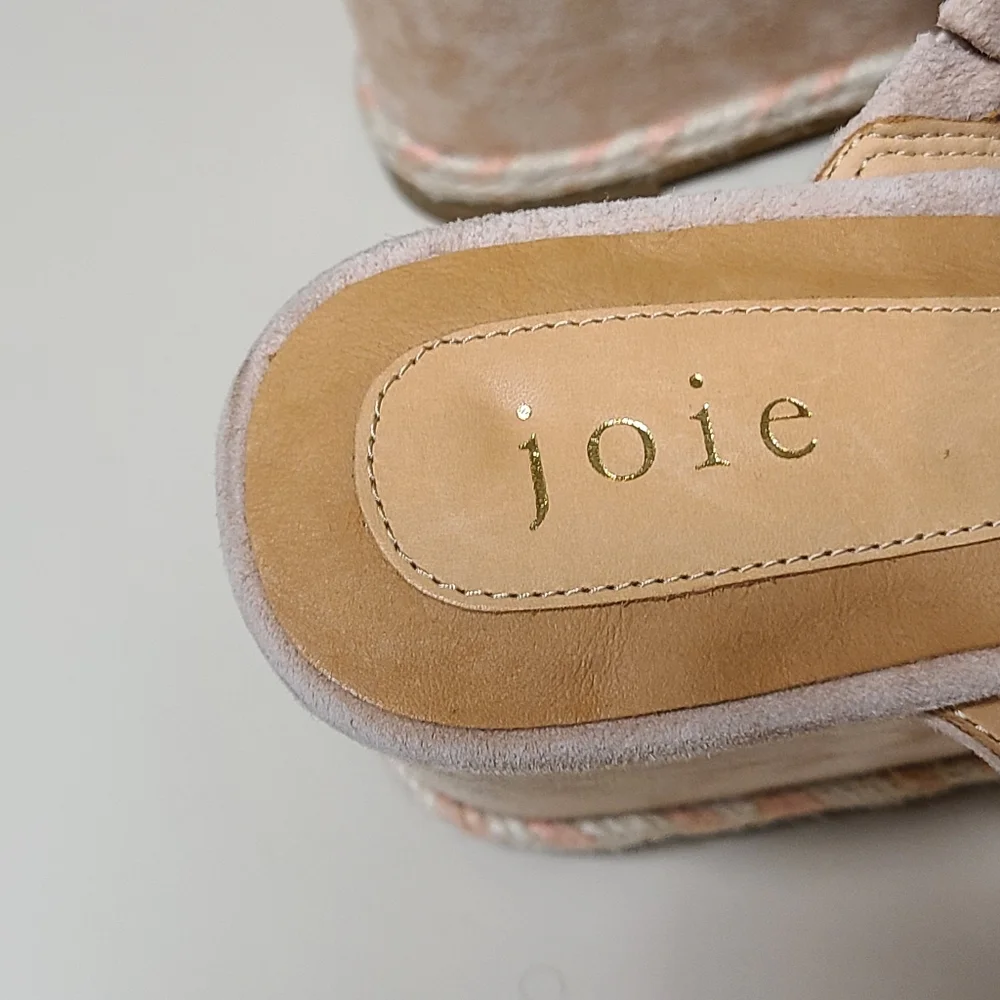 Joie Suede Garden slingback platform sandals size 38 - Picture 8 of 13